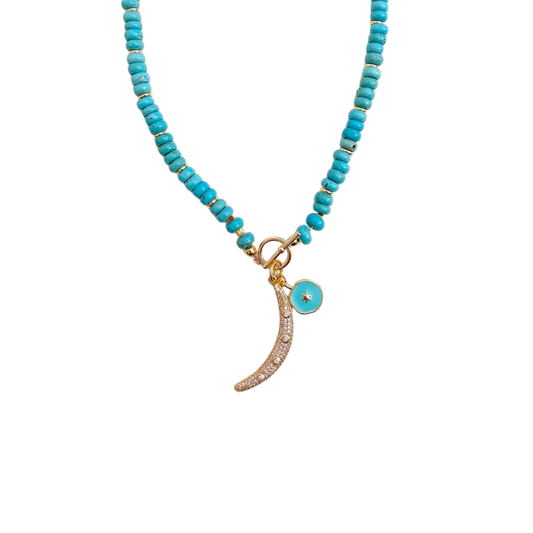 Collar Turqueza Luna