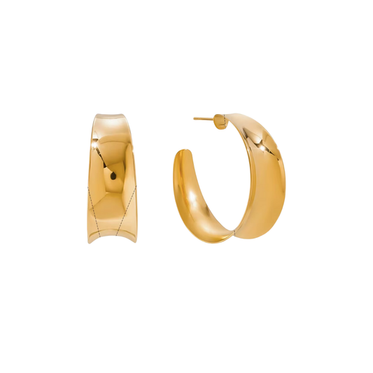 Golden Hoops Large Maximas