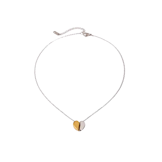 DUAL JOIN HEART NECKLACE