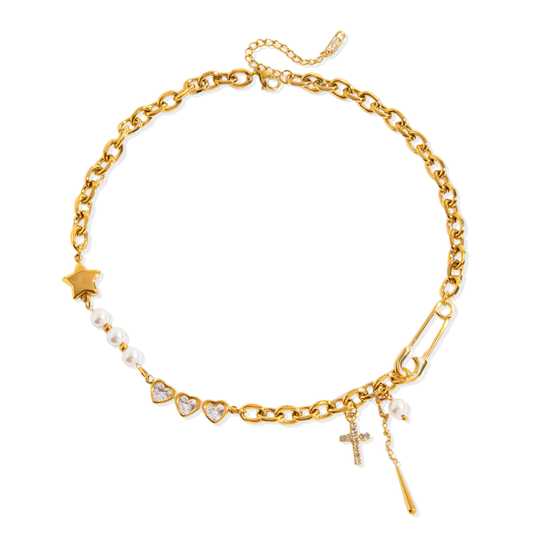Lucero Golden Necklace
