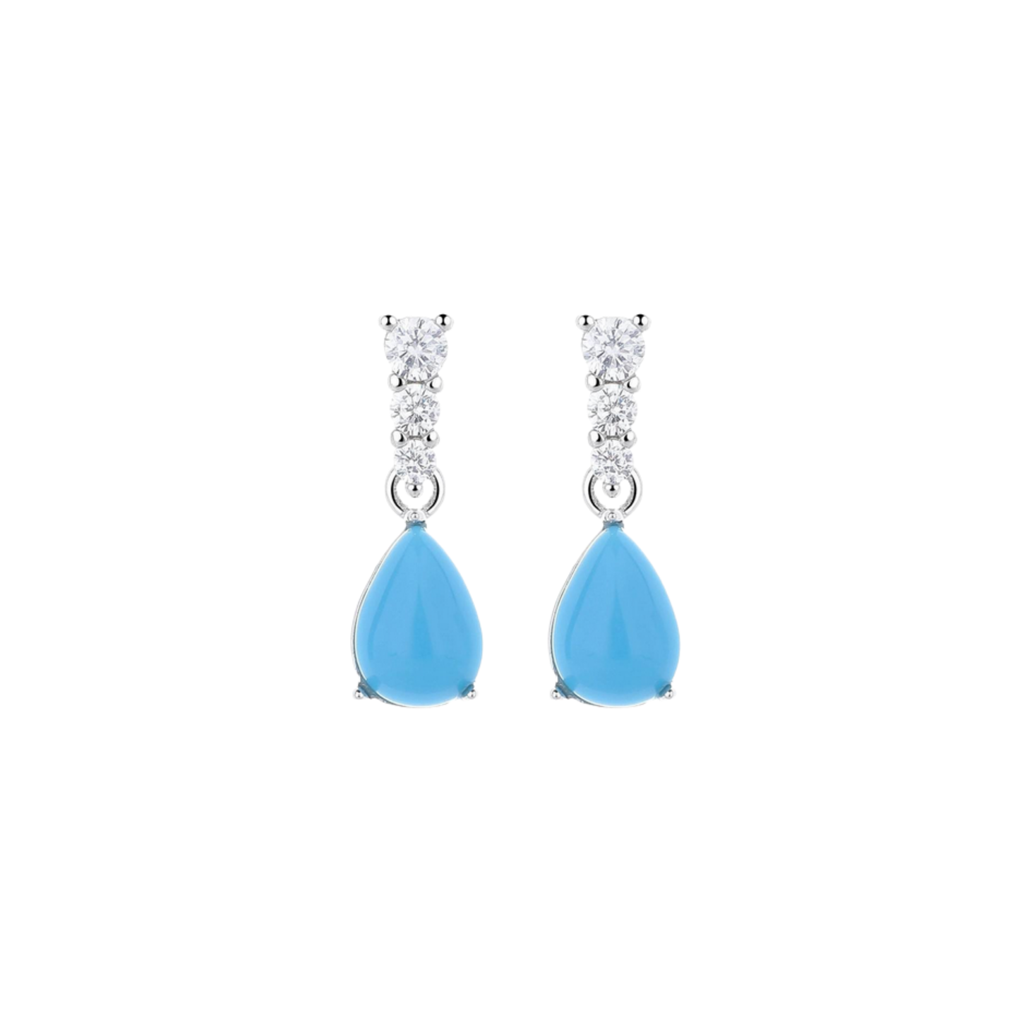 Turquoise Silver Studs
