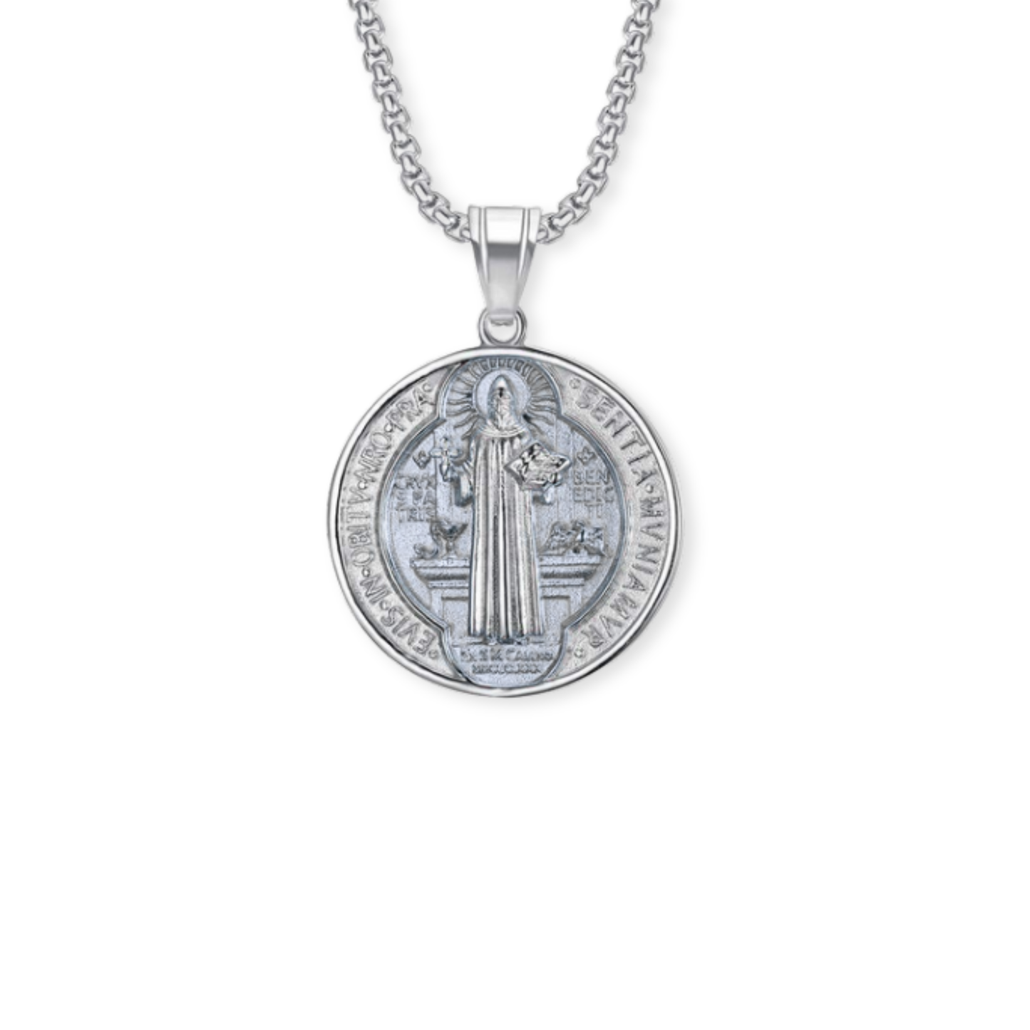 Silver Color San Benito Necklace