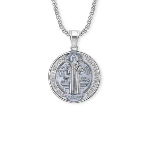 Silver Color San Benito Necklace