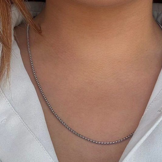 Silver Tor Necklace