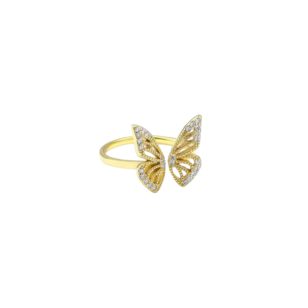 GOLDEN BUTTERFLY RING