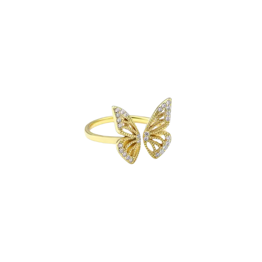 GOLDEN BUTTERFLY RING