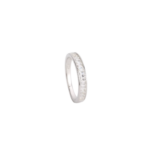 Silver ring crystal