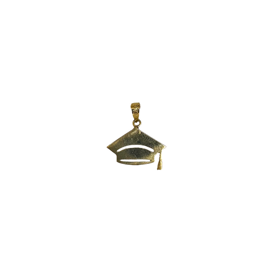Small graduation cap charm 10k
