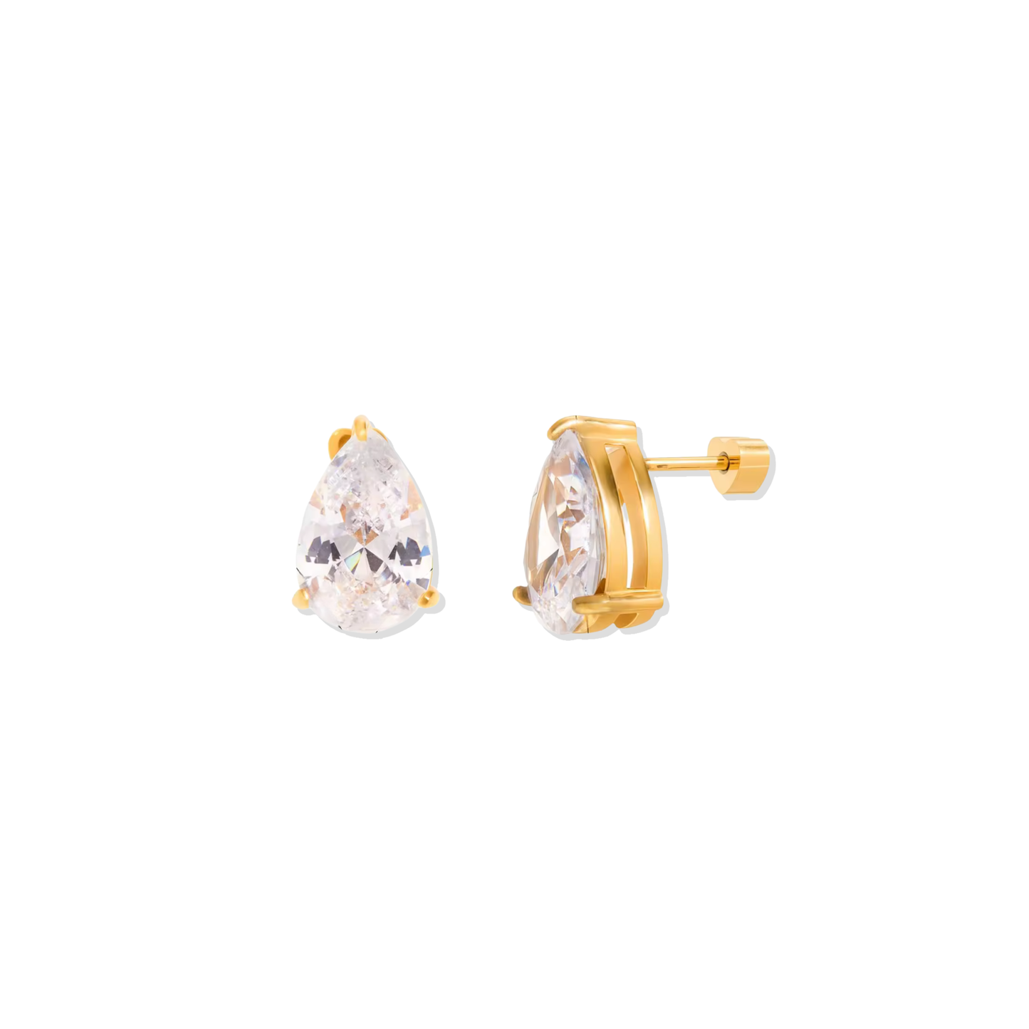 Drop Zir Golden Studs
