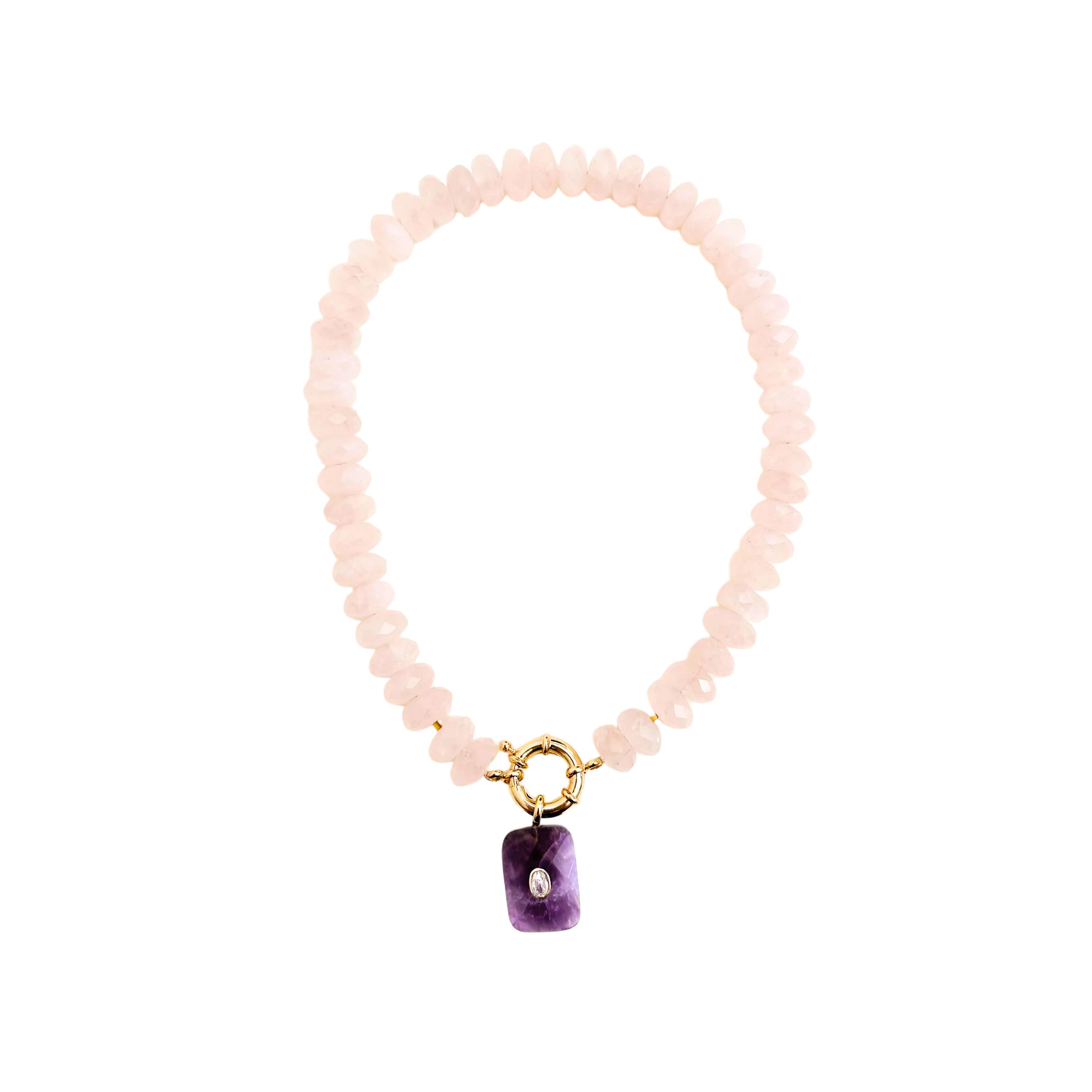 Collar Cuarzo Amatista