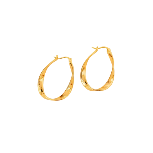 Golden Hoops Valentina