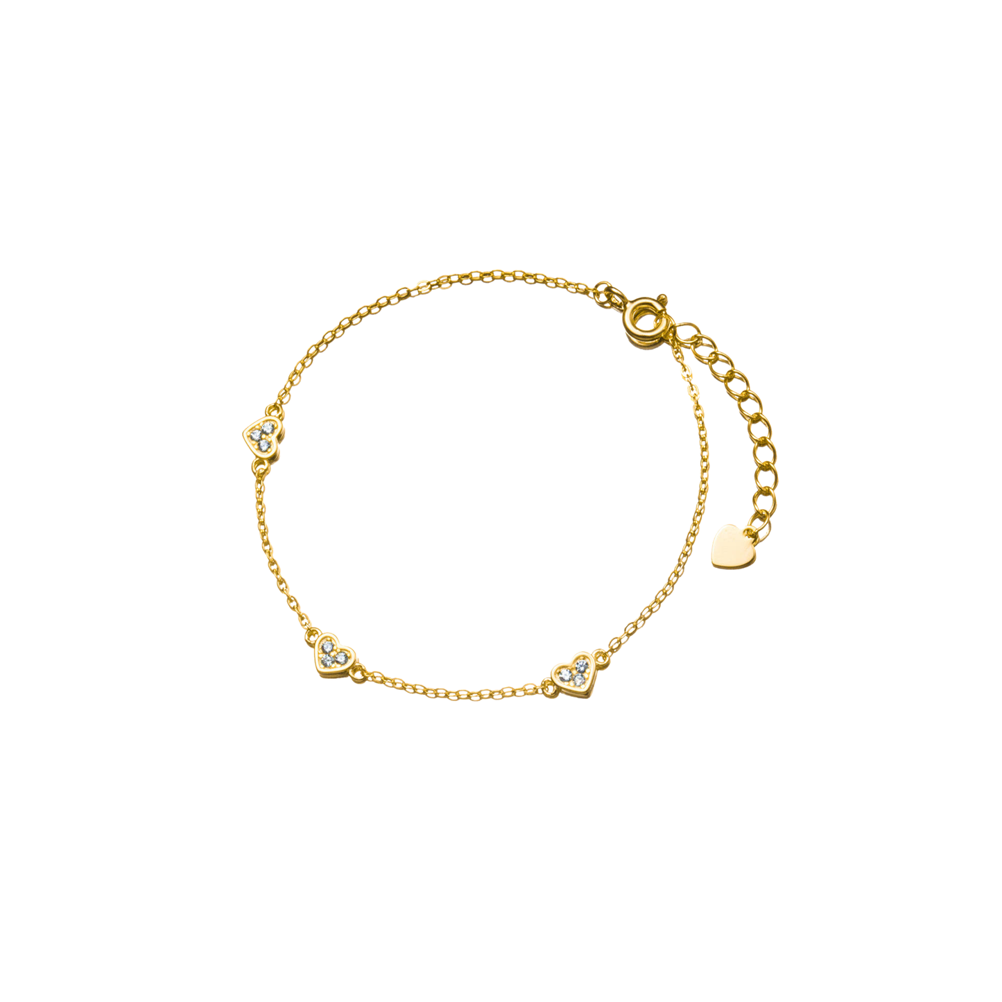 Triple Lovely Golden Bracelet