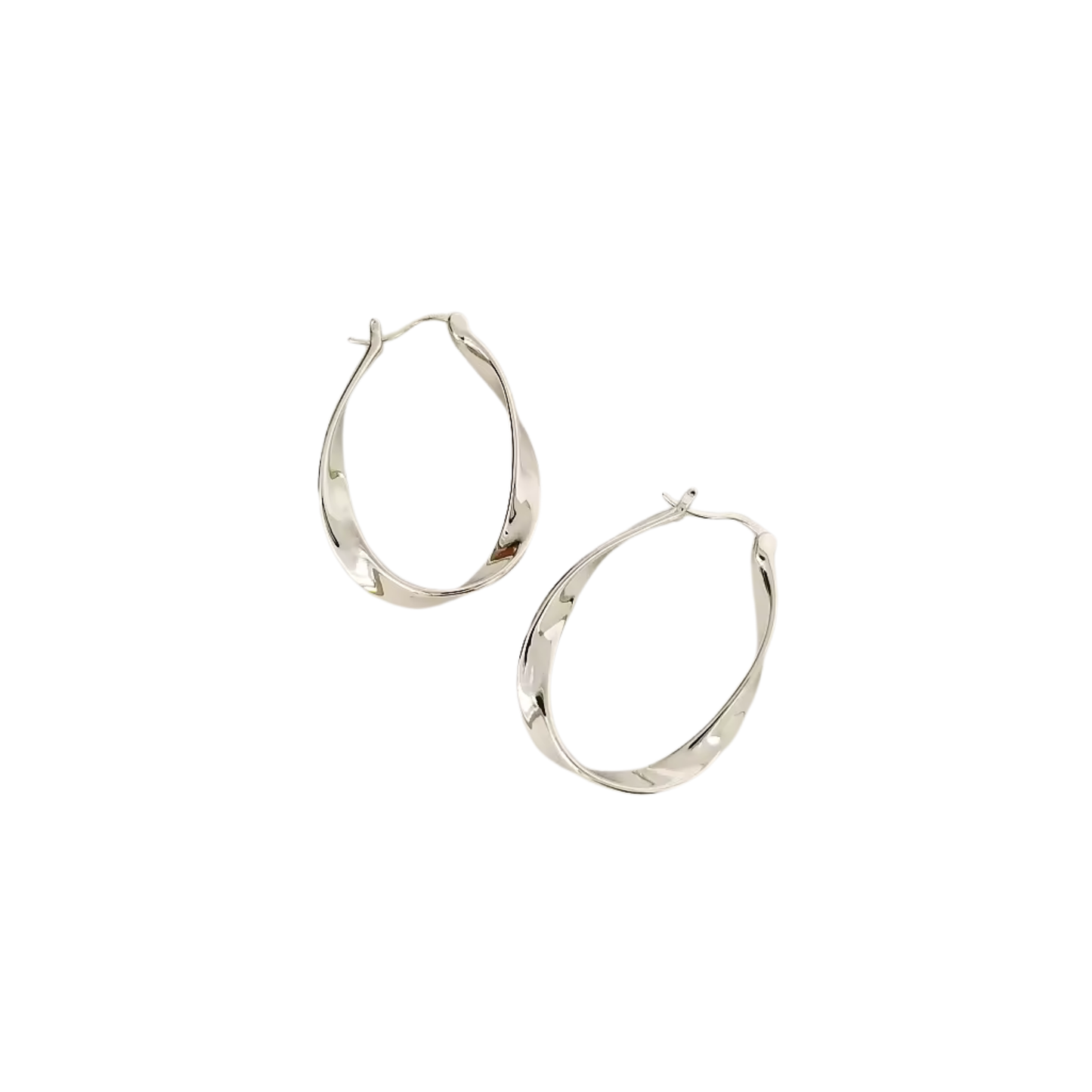 Silver Hoops Valentina