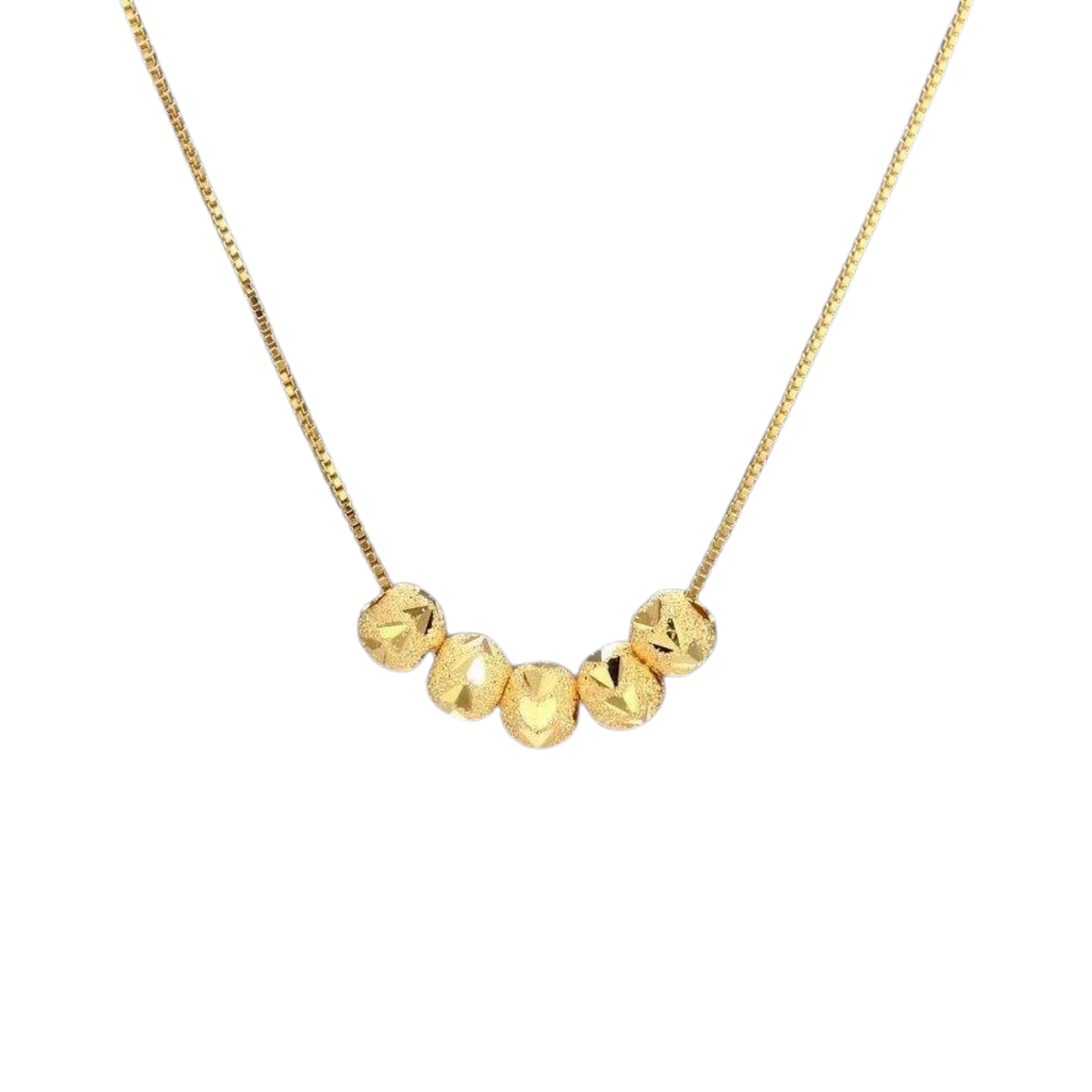 Five Golden Necklace