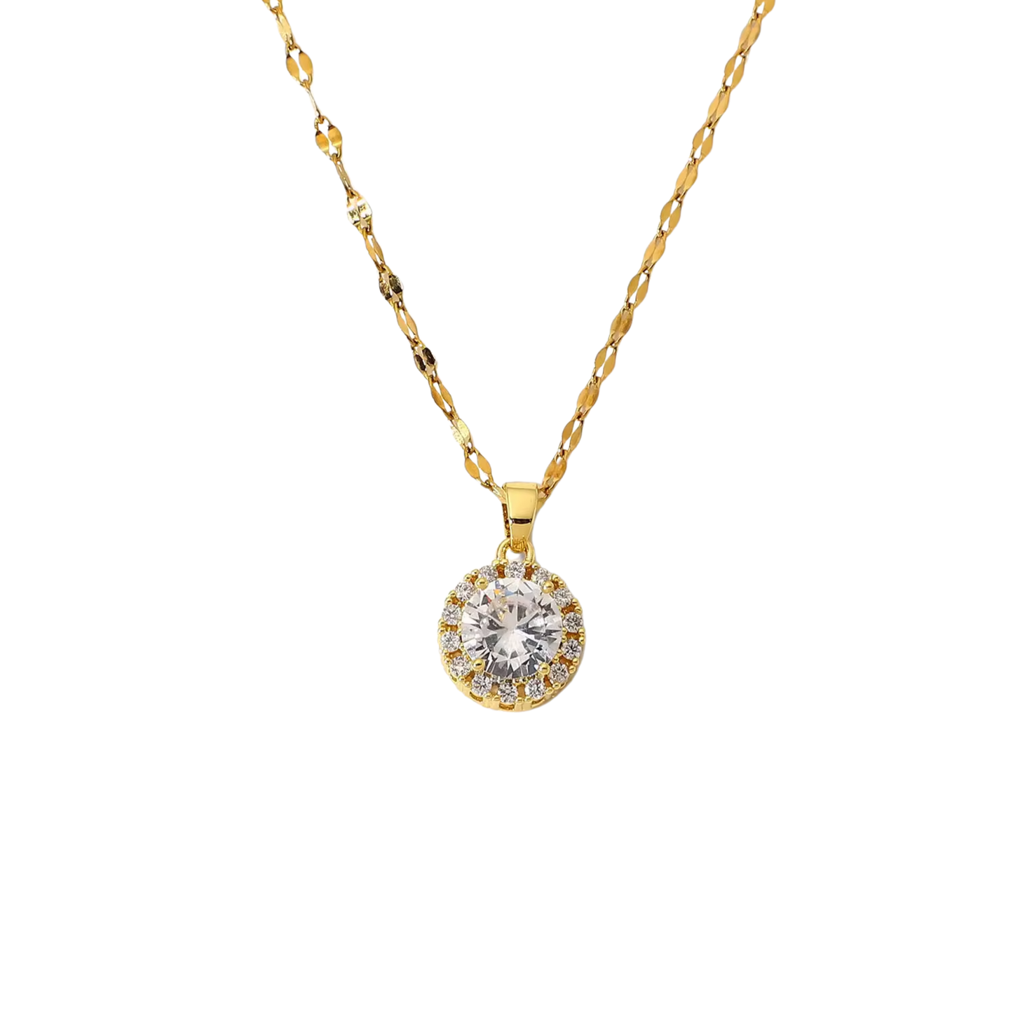 Golden Necklace Punto Luz