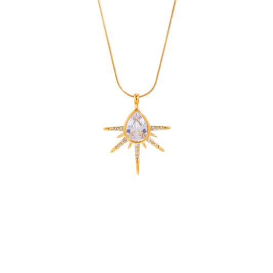 Star Spark Golden Necklace