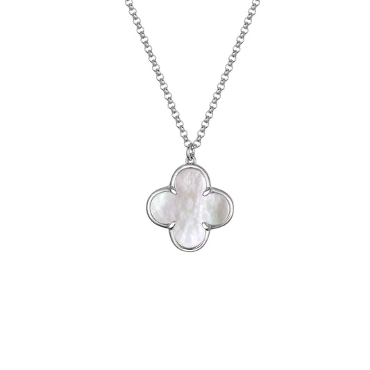 Silver Clover Necklace