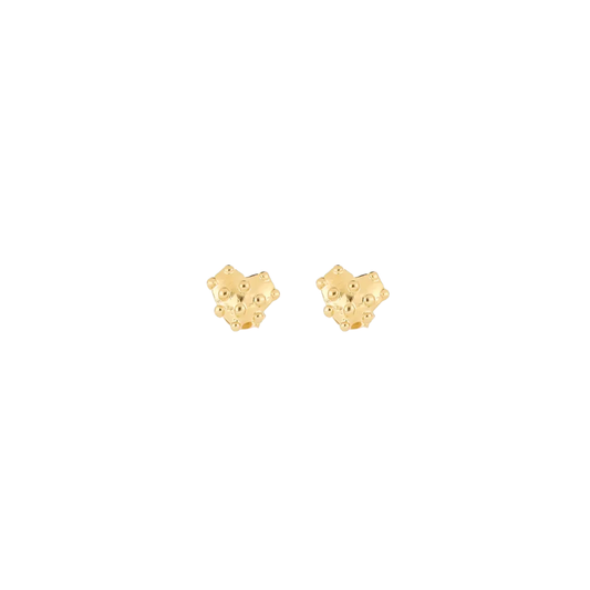 Mini Round Heart Stud