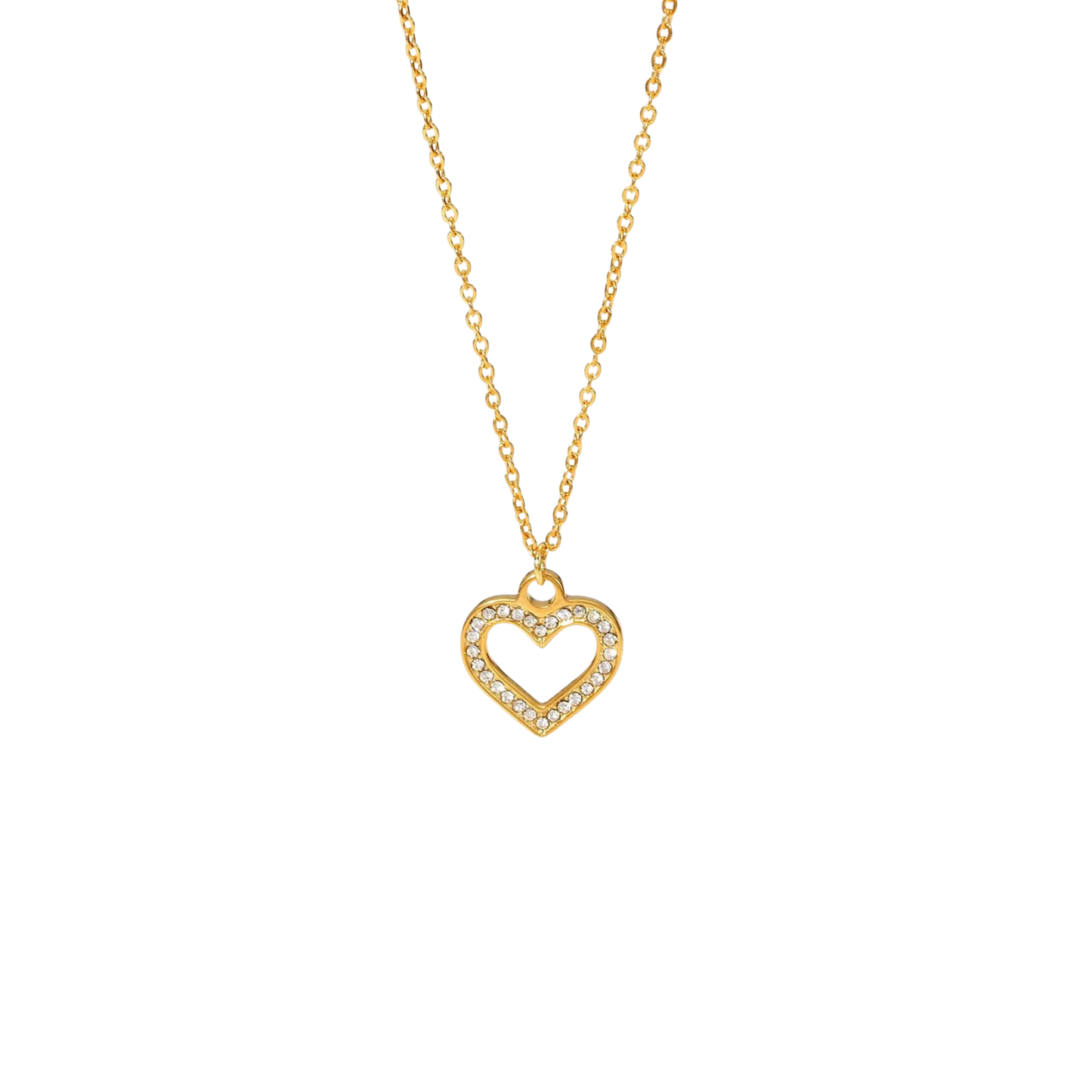 Golden Heart Neckace