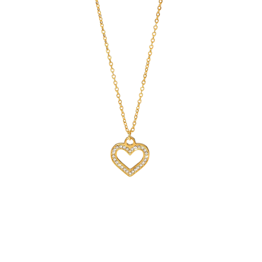 Golden Heart Neckace
