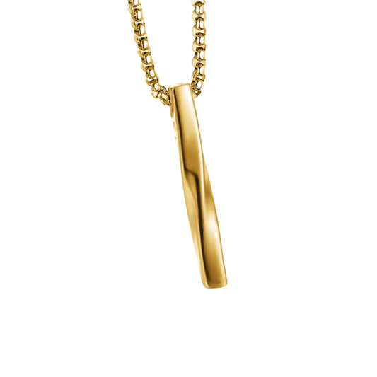 Torzal Charm Golden Necklace