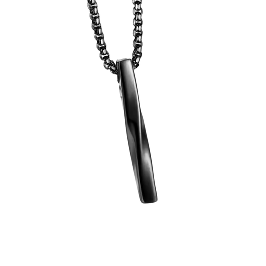 Torzal Charm Black Necklace
