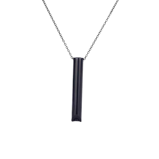 Black Whistle Necklace