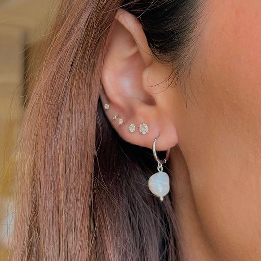 Silver Hoops Annet