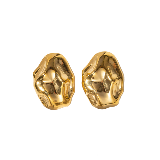 Irregular Golden Earrings