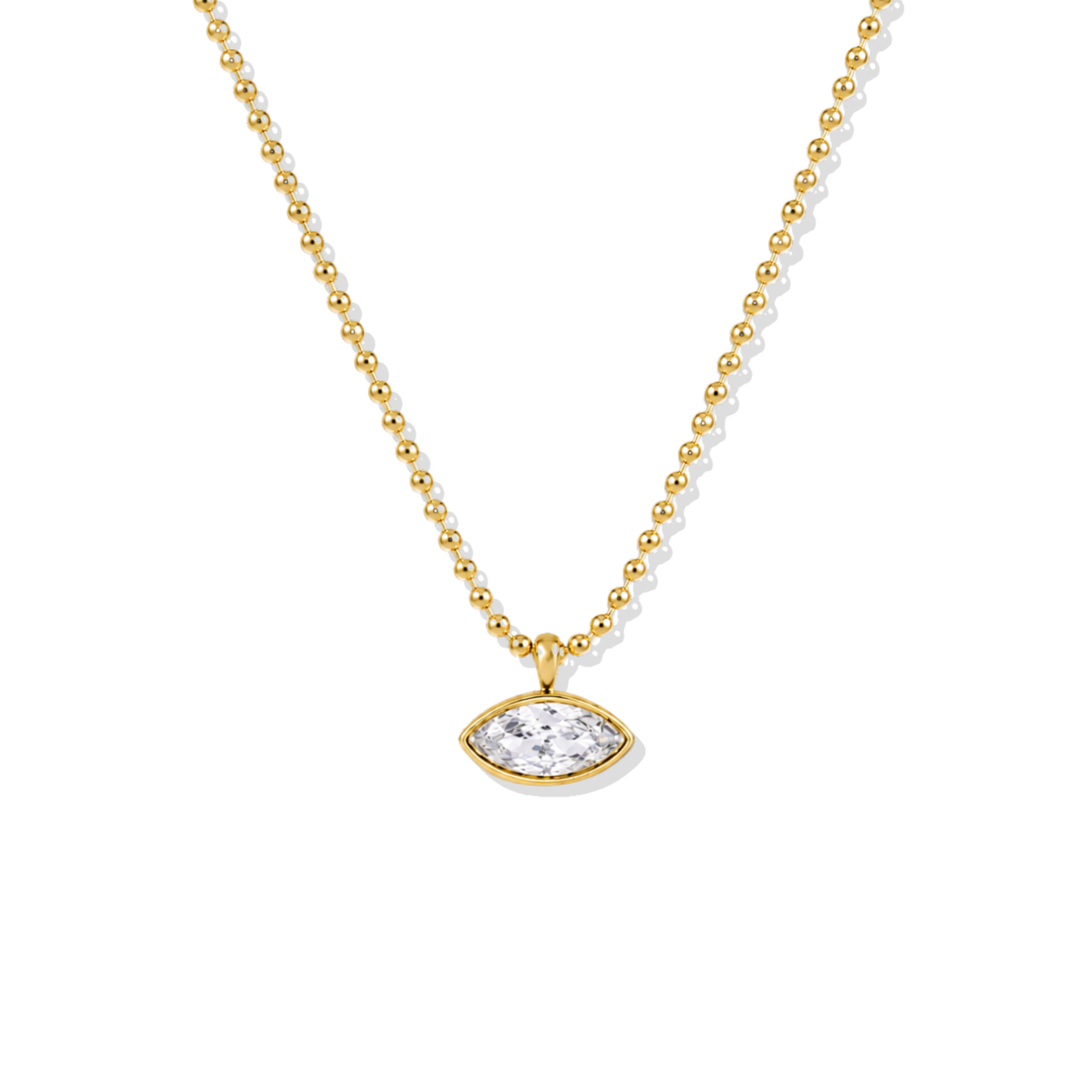 Sarah´s Golden Eye Necklace