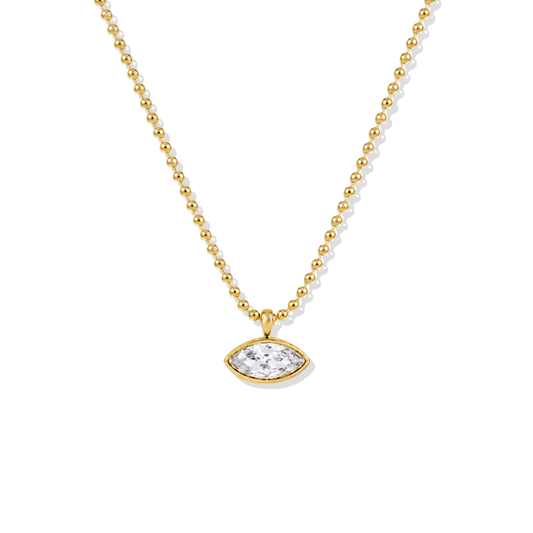 Sarah´s Golden Eye Necklace