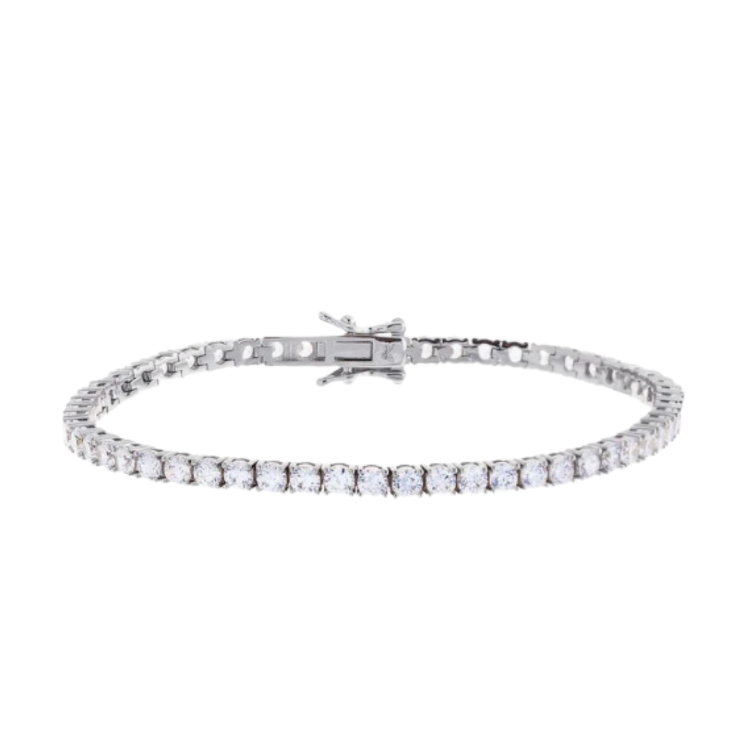 TENNIS SILVER BRACELET 2.5MM