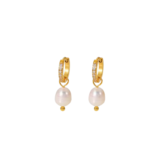 MINI HOOPS PEARL
