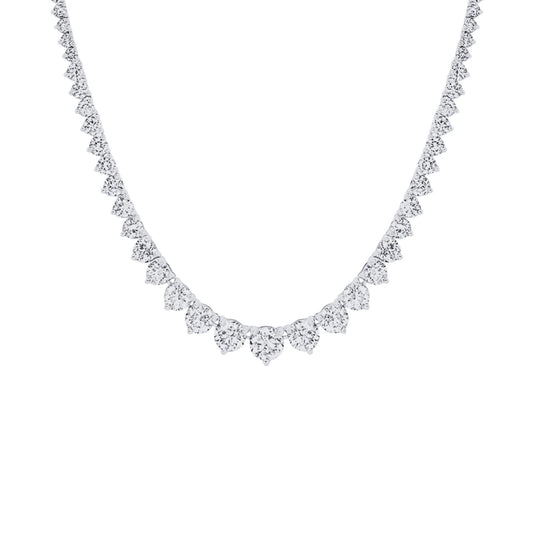 Irregular Tennis Dainty Silver Necklace
