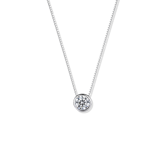 Silver Crystal Necklace