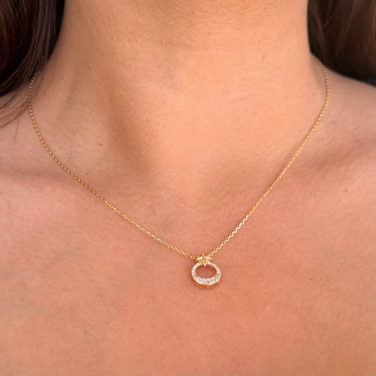 Golden Necklace Galaxy