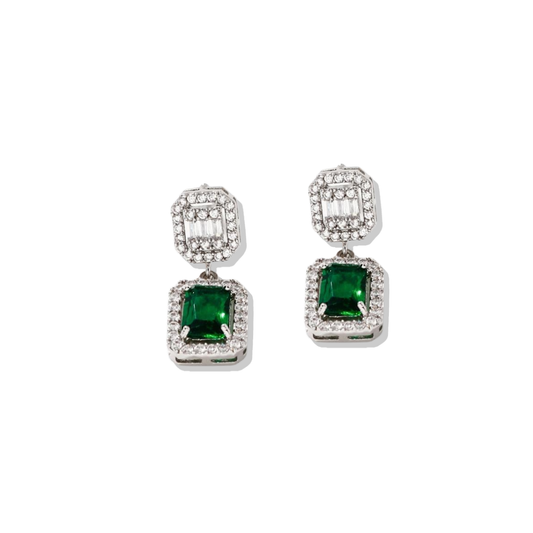 Emerald Glimmer Studs