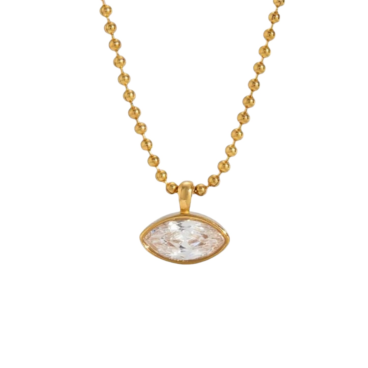 Sarah´s Golden Eye Necklace
