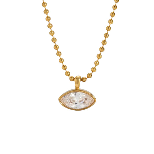 Sarah´s Golden Eye Necklace
