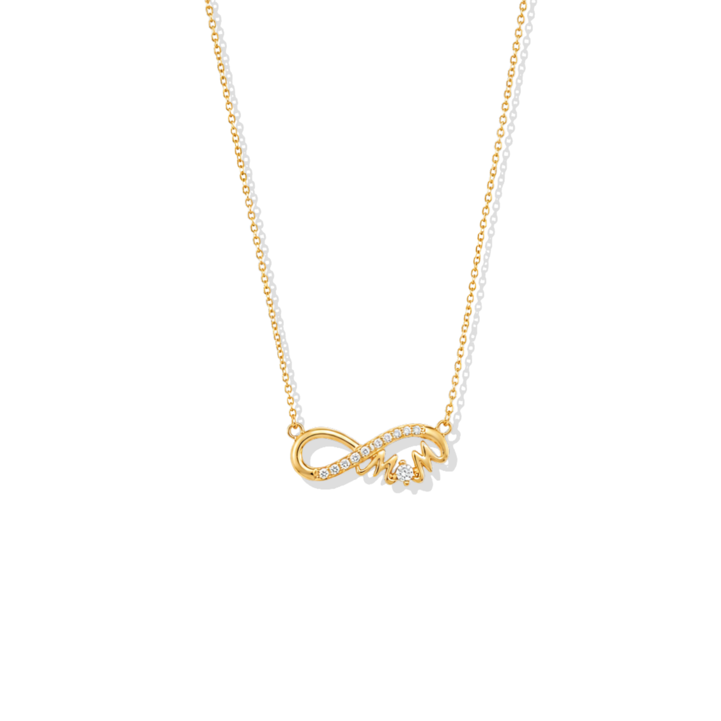 Infinite Mom Golden Necklace