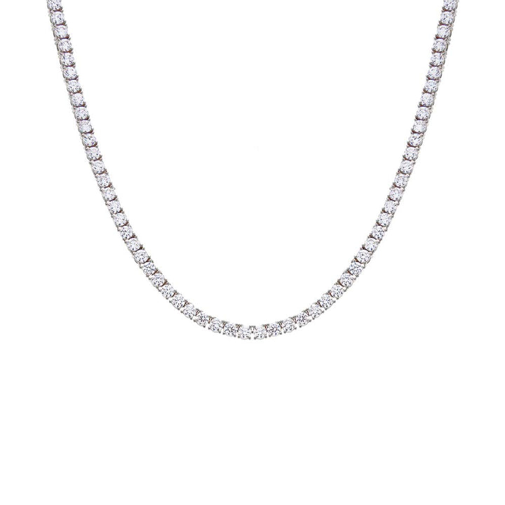 Serena Silver Tennis Necklace