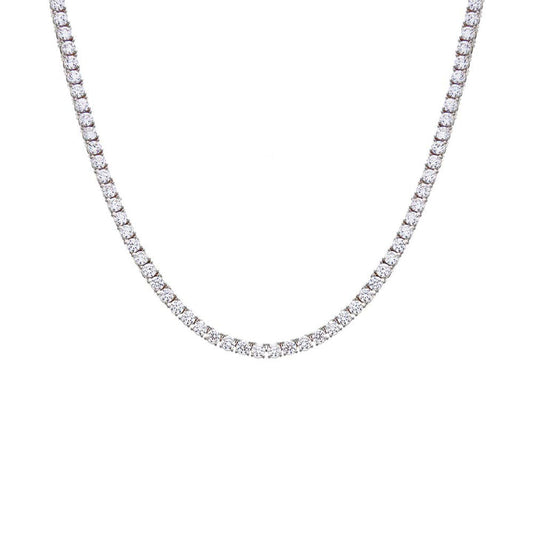 Serena Silver Tennis Necklace