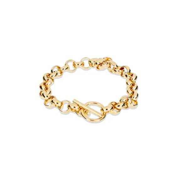 Chunky Rolo Link Chain Bracelet