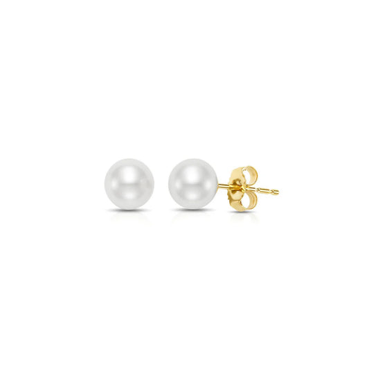 12mm Pearl Button Stud