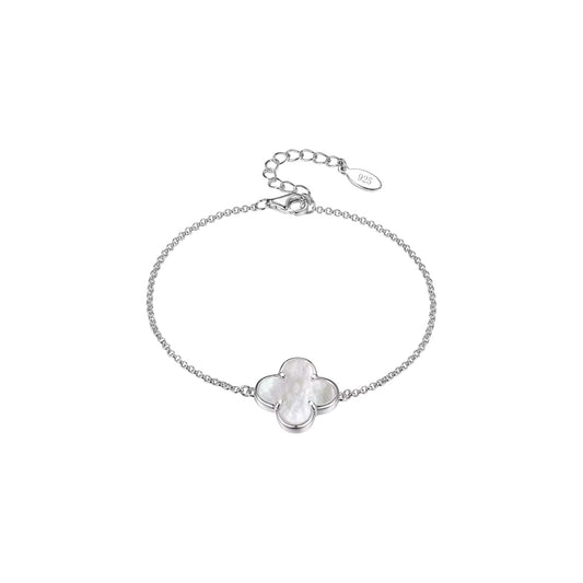 Silver Clover Bracelet