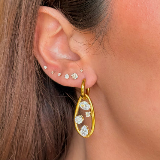 Golden Earrings Luxury