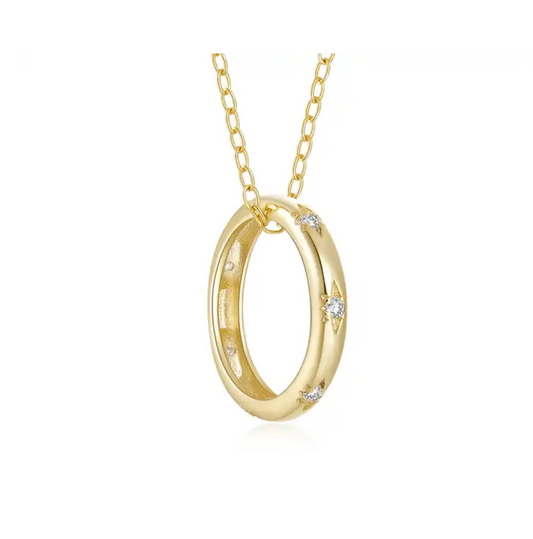 GOLDEN RING NECKLACE