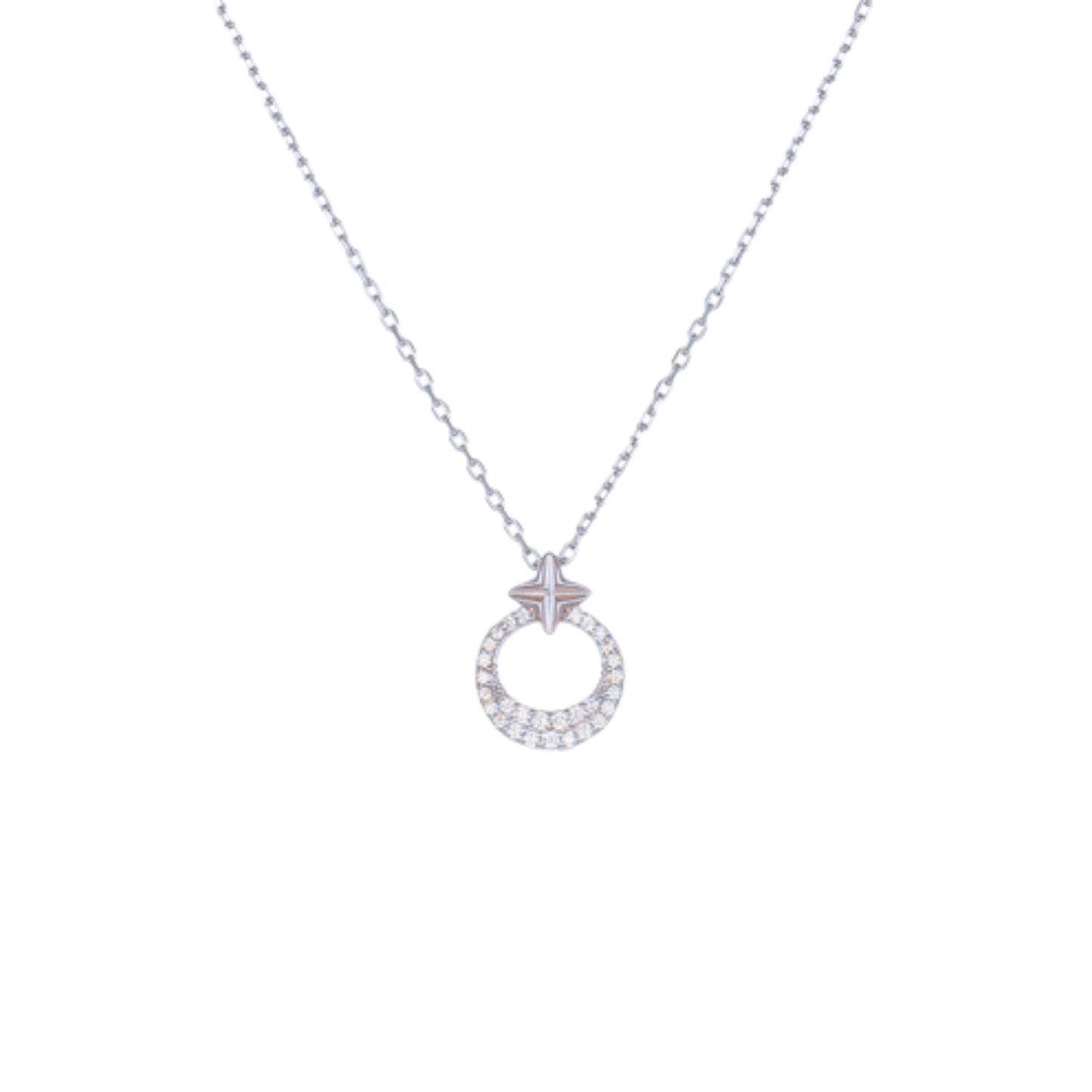 Silver Necklace Galaxy