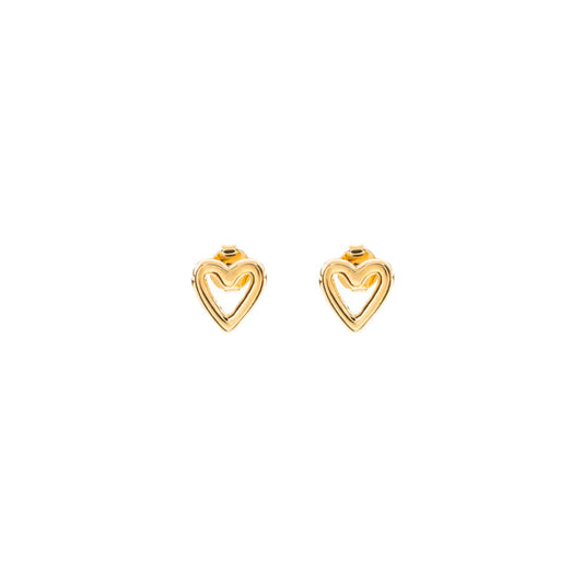 Large Heart Stud