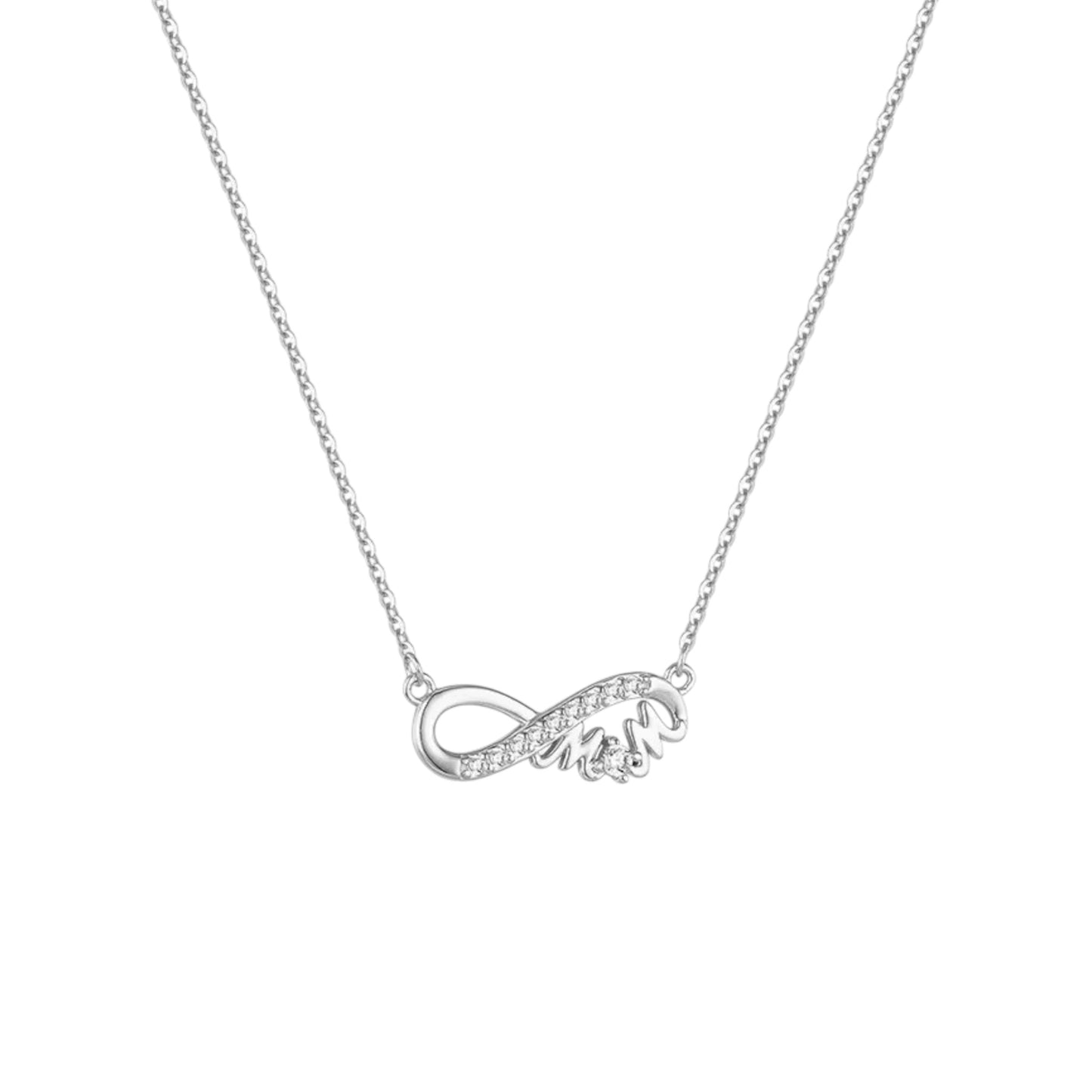 Infinite Mom Silver Necklace